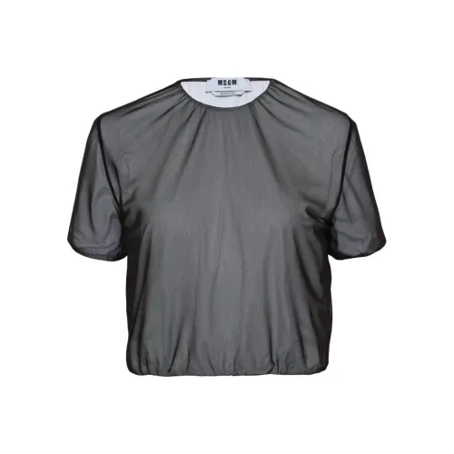 MSGM Белые Женские T-рубашки