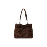 Леопардовый принт, коричневый