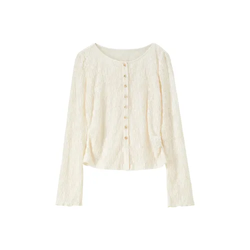 SENTUBILA Абрикос Женские Рубашки