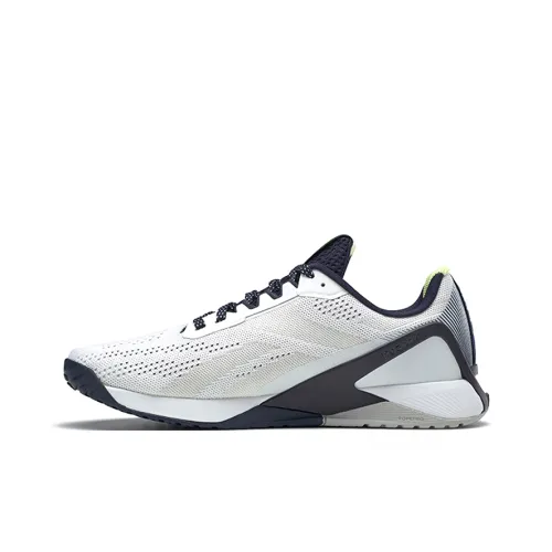 REEBOK Nano X1 Устойчивые к истиранию Дышащие Низкие Кроссовки для тренировок Женские Серый Белый