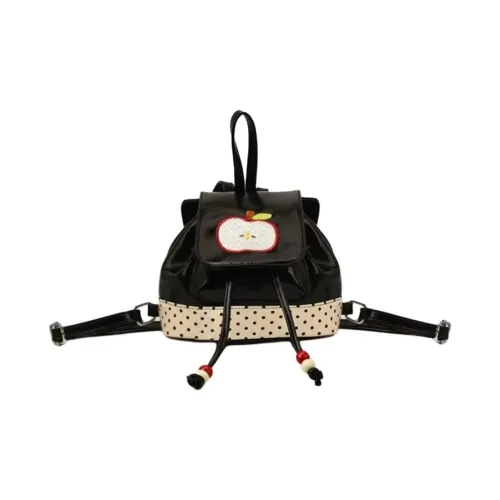 OURFUN ПУ (полиуретан) Рюкзак Стандартный Женский Черный Красный Коричневый Розовый