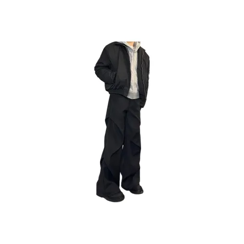 XUBAIHUO Черный Унисекс Костюм Брюки