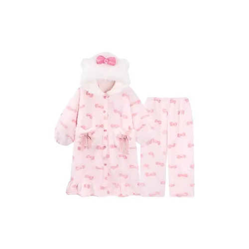 MIMOSA CHUR Сон Халат+Брюки Женские Банные халаты