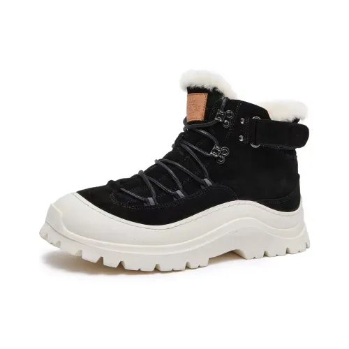 ZUOSAISI Мартин Boot Термический Увеличение Высоты Устойчивый к Износу Противоскользящий Короткий Снегобут Мужской