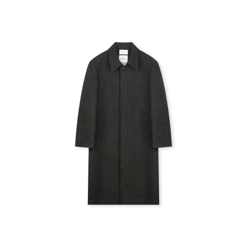 BESLOW OVERSIZED Узор "елочка" Alpaca MAC Пальто CHARCOAL Узор "елочка" Пальто Мужской