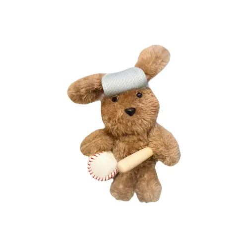 LOGISTAR Милый Бейсбол Щенок Украшение Плюшевый Брелок 10 см Длина Тела