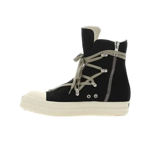 Rick Owens DRKSHDW Высокие кроссовки для скейтбординга Мужские Черно-белые