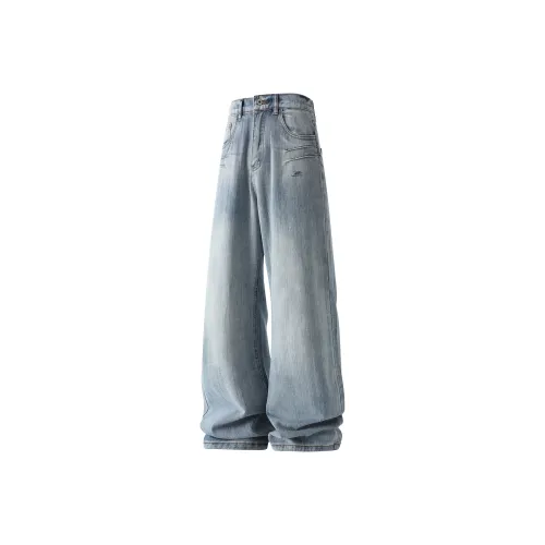 DAREASY Blue Unisex Jeans DAREASY Синий Унисекс Джинсы