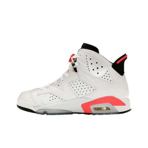 Jordan Air Jordan 6 Винтажные баскетбольные кроссовки Унисекс Белый