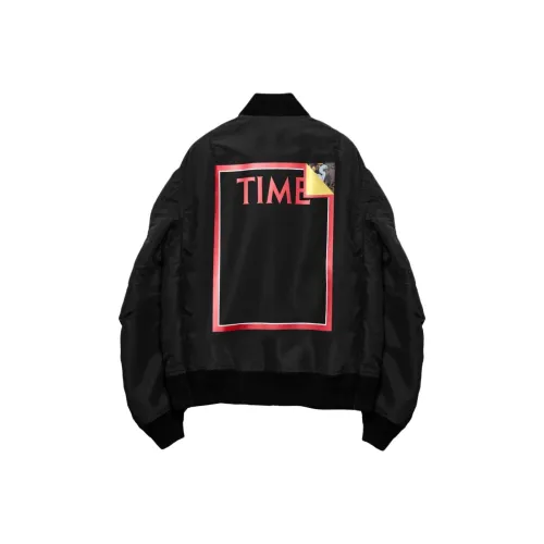 Sacai совместный бренд x Mungo THOMSON Mungo THOMSON Коллаборация Fw25 Куртки Пальто Унисекс