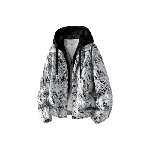 ZUOAN Экрю Мужские пуховики