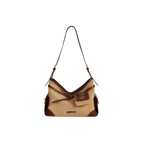 Miffy Сумка через плечо из синтетической кожи стандартная женская коричневый хаки