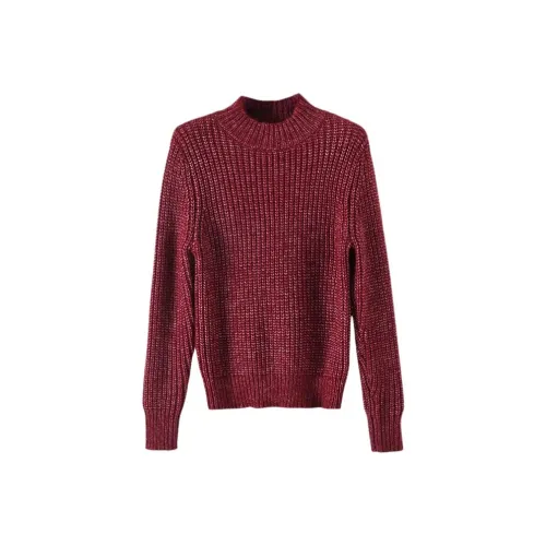 WANBAI Красный Женский Трикотаж