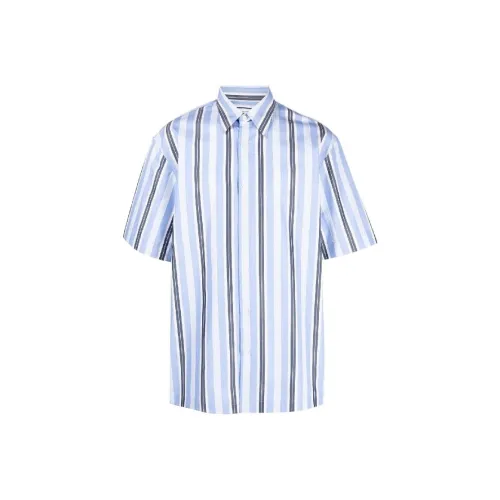 DRIES VAN NOTEN SS23 Рубашка Мужская Синяя