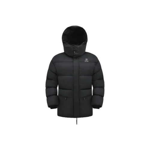 66 ROUTE 66 Черный Водонепроницаемый Улучшенный Унисекс Пуховики