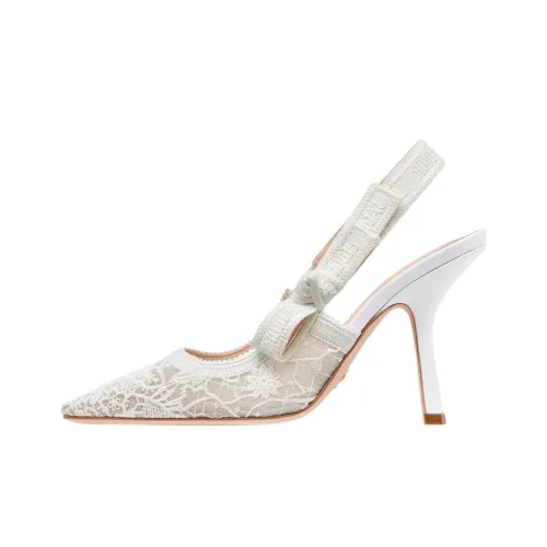 DIOR J'Adior Узкий каблук Высокие каблуки 10 см Женские Белые