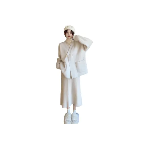 OURUOKE Длинное платье с длинными рукавами женское