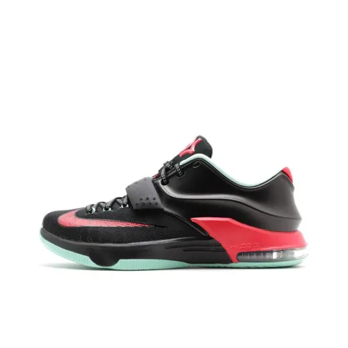 Nike KD 7 GOOD Apples KD 7 Амортизация Низкие Баскетбольные Кроссовки Мужские Черные Красные