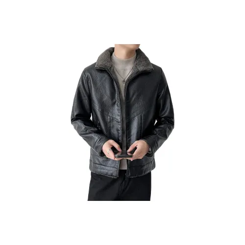 PIERRE CARDIN Одежда Пальто Кожаная Куртка Мужская