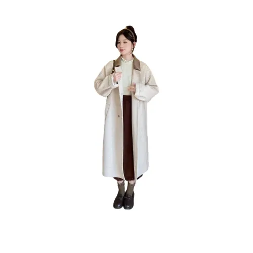 GEZITAI Абрикос Женское Пальто