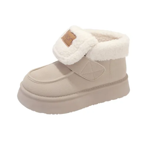 KLJK Сноубутсы Бежевые с флисовой подкладкой Женские