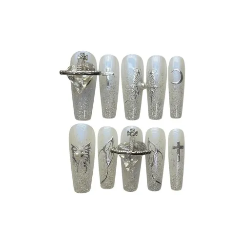 RUIJIN Весенне-летний Премиум Шелковистый Любовь бабочки COCOON STACK Ромб Осветляющий Galaxy False Nail