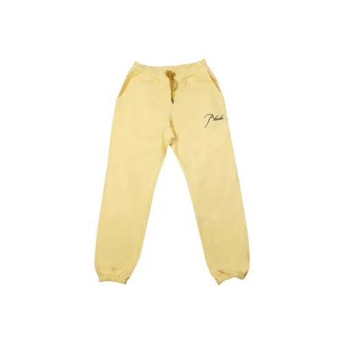 RHUDE Желтые Мужские Вязаные Спортивные Штаны