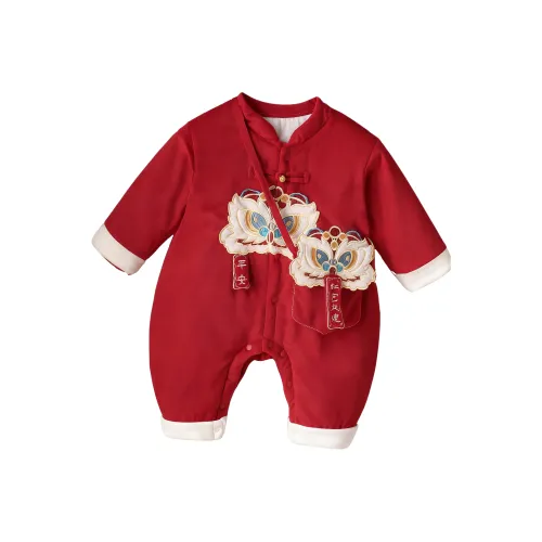 Yalu Комбинезоны и ползунки Красный для младенцев и малышей