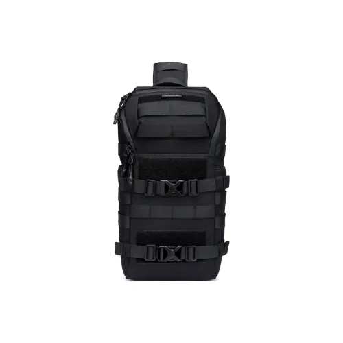 VIHUS X OZUKO Oxford Sling Bag Standard Men's Black Camouflage VIHUS X OZUKO Оксфорд Слинг Сумка Стандарт Мужская Черная Камуфляж