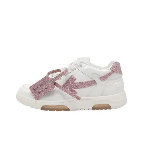 Off Белый Out Of Office Низкий Топ Стильные Скейтбординги Женские Розово-белый