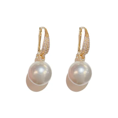 BONAS Copper Stud Earrings Women's BONAS Медные серьги-гвоздики женские