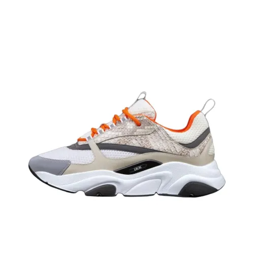 DIOR B22 Низкий Топ Повседневная Обувь Мужская Бежевая