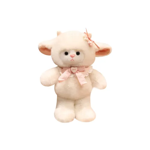 Happy Fish Yuumi Коллекция животных Милый Ягненок Котенок Плюшевая кукла Куклы Плюшевая кукла 30 см 40 см Высокая