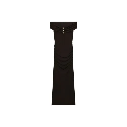 ZARA Collaboration Темный хаки Женское платье без рукавов