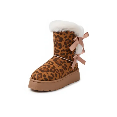 Термический увеличивающий высоту противоскользящий короткий сноубутс для женщин