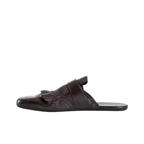 PRADA Домашние тапочки Мужские Коричневые