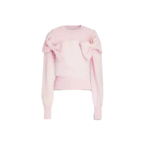 Leather Cat Мягкий Укороченный Свитер Женские