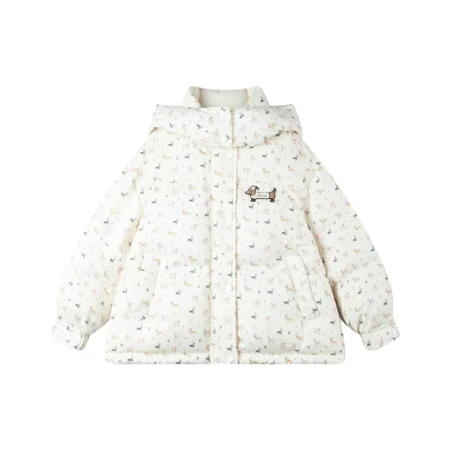 Yalu Хлопковый пуховик Экрю Children Возраст 3-7 лет
