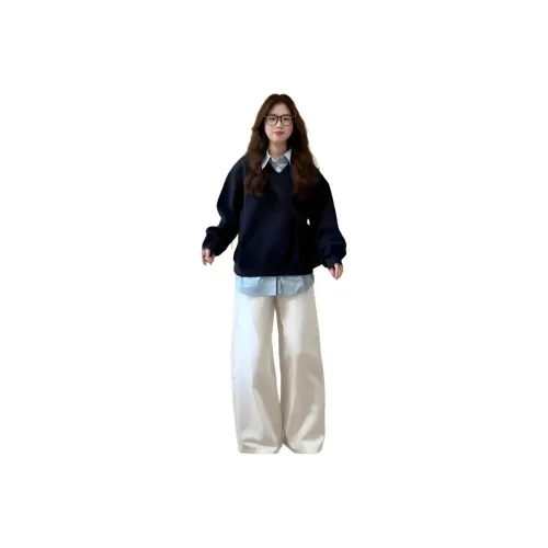 Sky Swan Темно-синий Синий Женский Свитшот