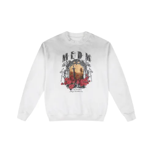 MR.ENJOYDA MONEY FW25 Выстиранный Белый Унисекс Свитшоты