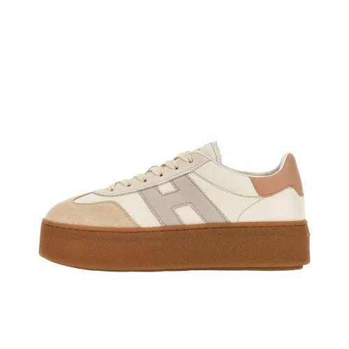 HOGAN Cool Low Top Скейтборд Кроссовки Женские Бежевые