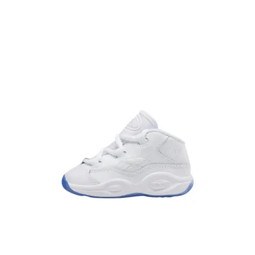 Reebok Question Mid Топ Обувь для малышей Белый Infant And Toddler