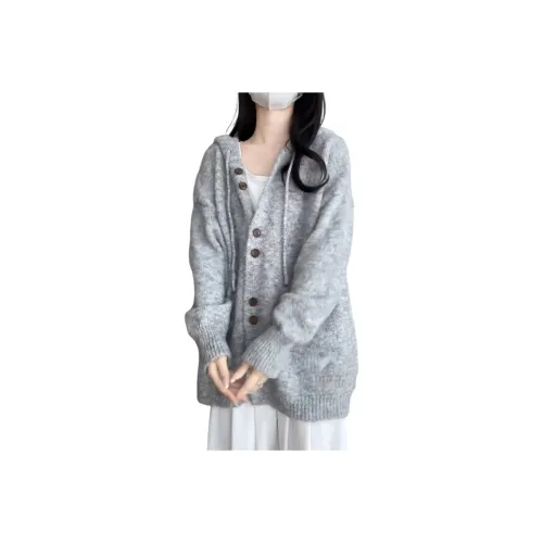 VENICEW Серый с VN Brand Sticker Женская Трикотаж