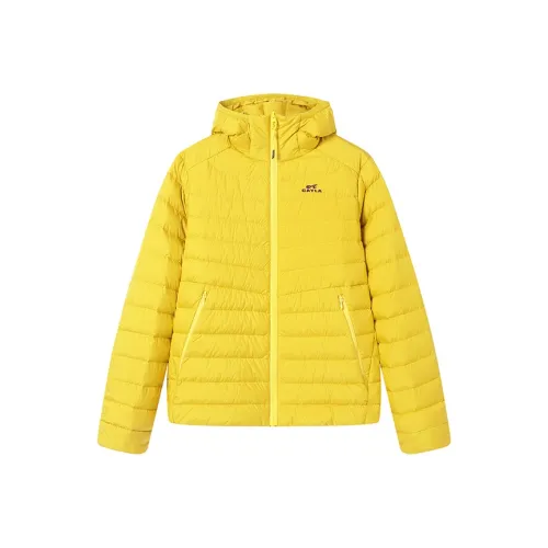 CAYLA Rib Bone Down Jacket Unisex CAYLA Ребристая ткань Кость Пуховик Унисекс