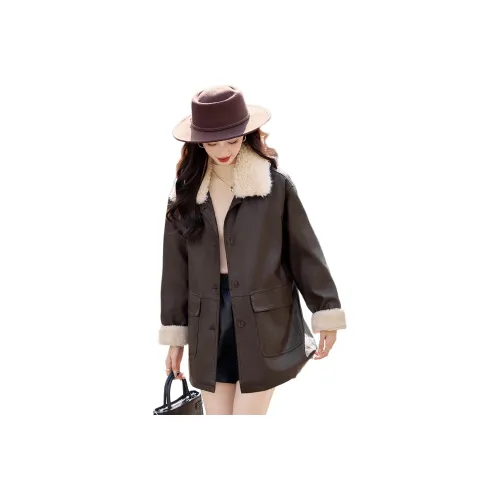 Куртка из кожи Kangaroo женская