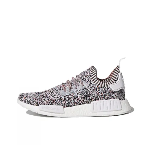 Adidas Originals NMD_R1 Slip Резистентный и Дышащий Низкий Топ Casual Унисекс Белый Черный