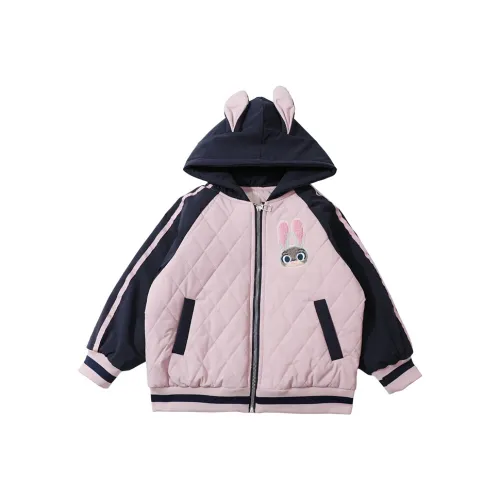 SHIBU Hanzi Одежда Кролик Officer Утолщенный Wa С флисовой подкладкой Пальто 1 Розовый Предшкольные Куртки
