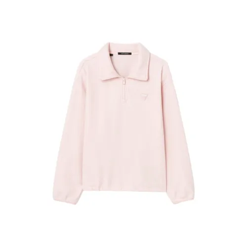 GUESS Светло-розовый Унисекс Свитшоты