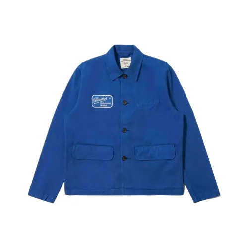 Universal Works Морской Синий Мужские Куртки