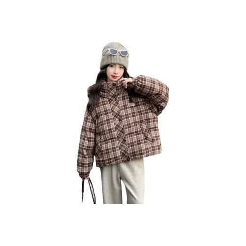 CAMKIDS Клетчатый Школьный возраст Утеплённые куртки